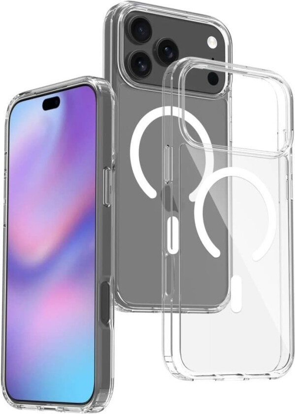 iPhone 17 Pro Magsafe Mobildeksel Gjennomsiktig