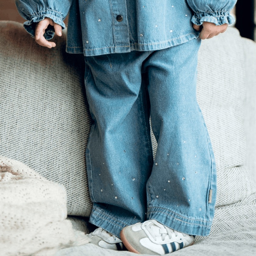 Hust and Claire Hctheresa denim bukse barn, Blue Denim