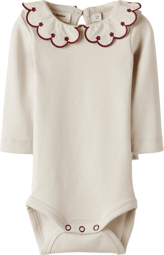 Nbffundo body, Turtledove/Red Dahlia