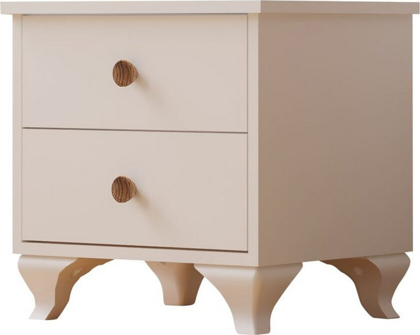 Rivric Nattbord 45 cm - Matt Hvit