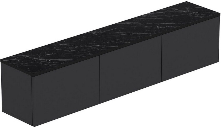 Neon TV-benk 160 cm - Antrasitt