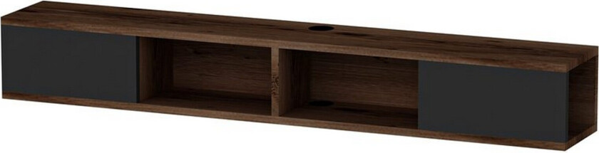 Faval TV-benk 140 cm - Valnøtt/Antrasitt