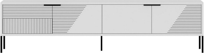 Dorellez TV-benk 180 cm - Hvit