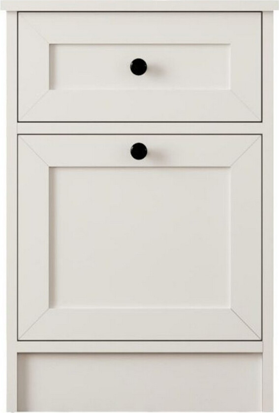 Varion Nattbord 45 cm - Matt Hvit