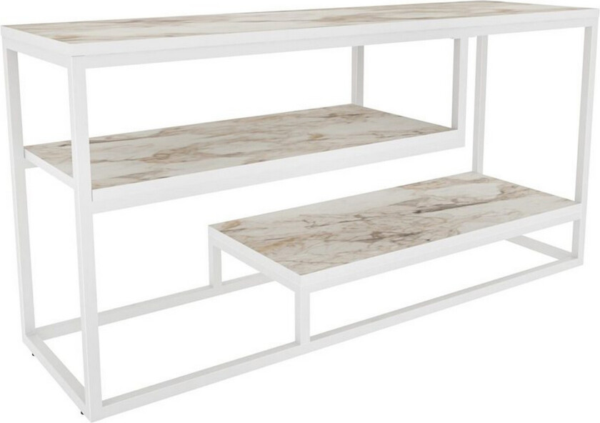 Lorin TV-benk 120 cm - Hvit