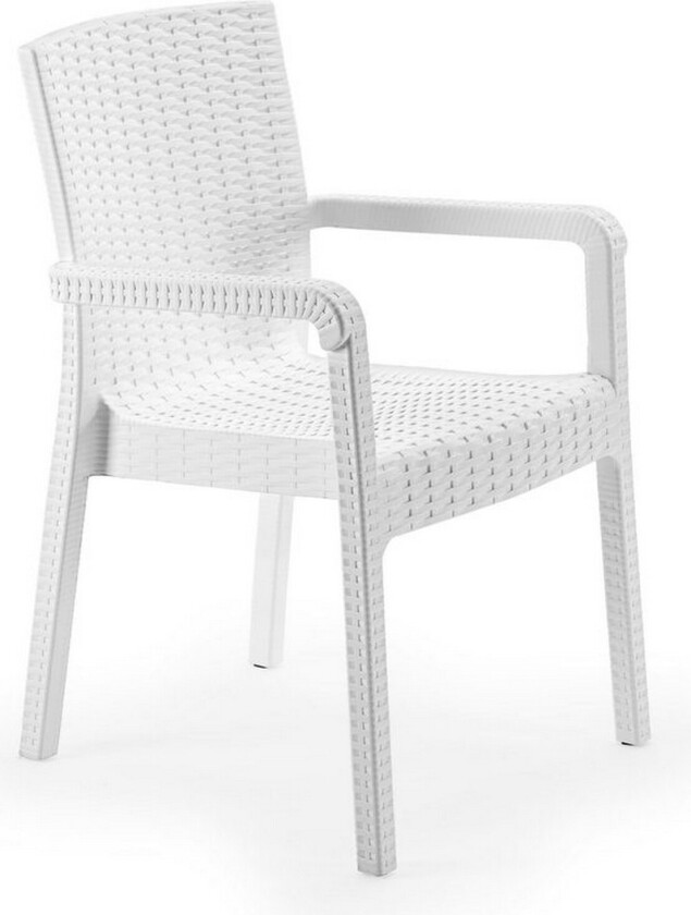 Omber Spisestol - Hvit