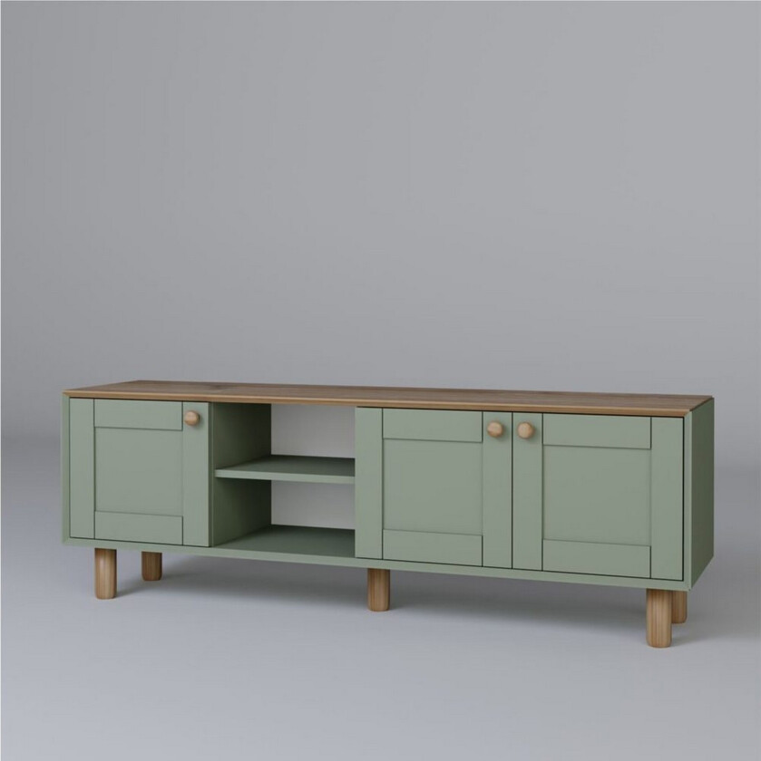 Kuniyoshi TV-benk 160 cm - Grønn