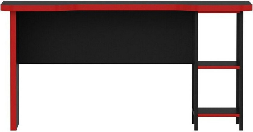 Hind Gamingbord 150x60 cm - Sort/Rød