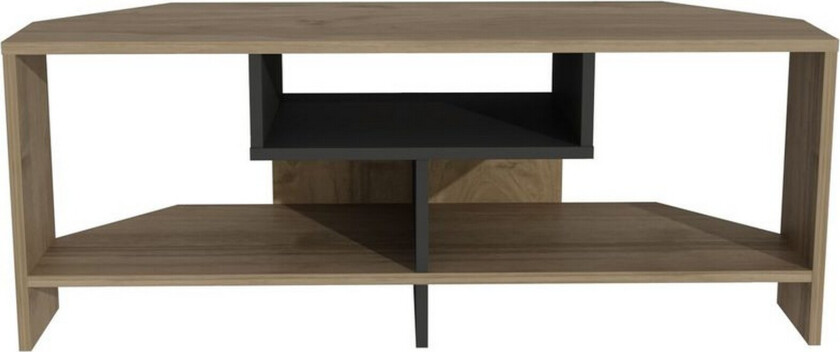 Torlin TV-benk 120 cm - Valnøtt/Hvit