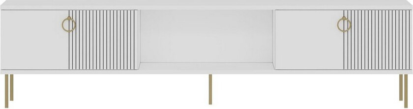 Neyra TV-benk 180 cm - Hvit