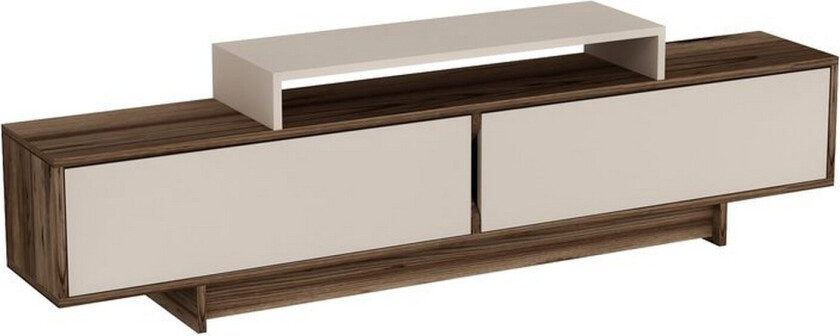 Durros TV-benk 180 cm - Valnøtt/Beige