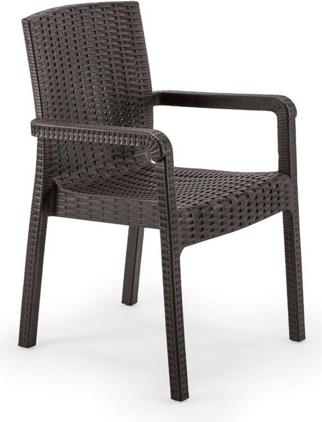 Omber Spisestol - Mørkebrun