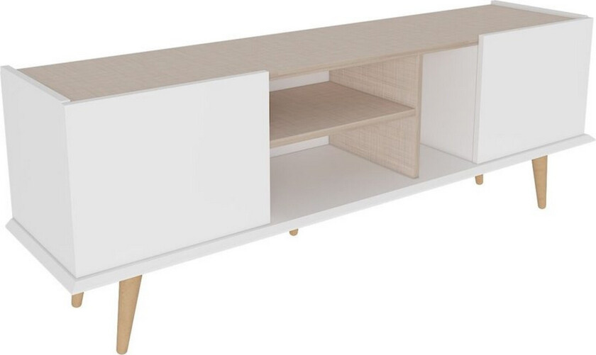 Corvo TV-benk 154,4 cm - Hvit/Beige