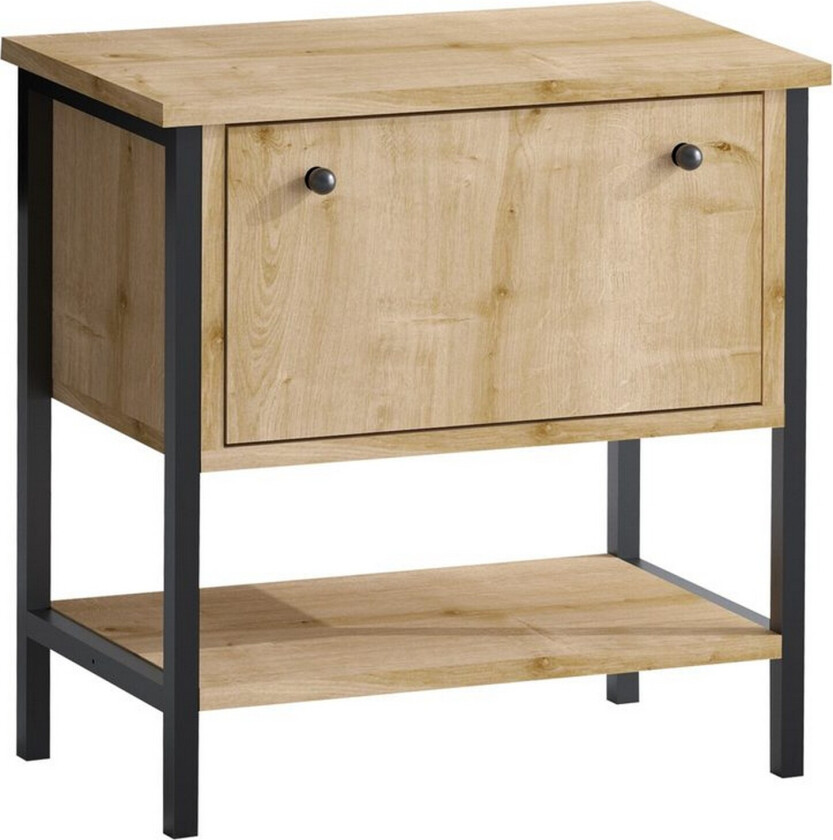 Valery Nattbord 55 cm - Eik/Sort