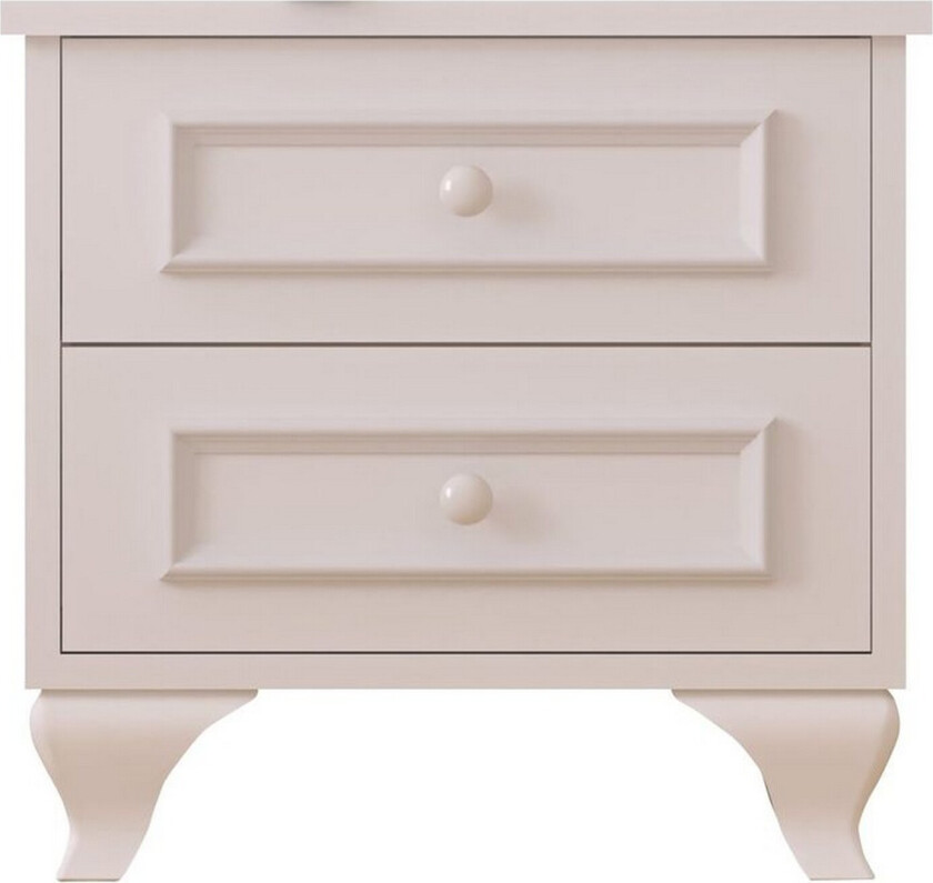 Alwen Nattbord 45 cm - Matt Hvit