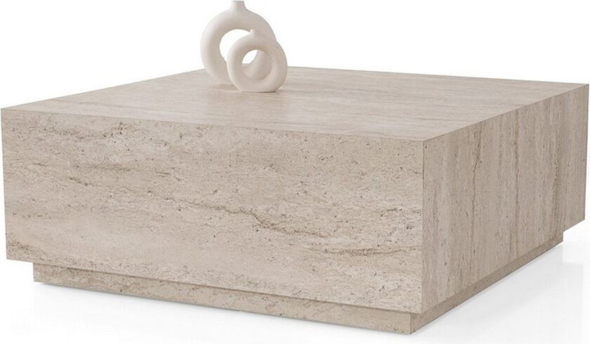 Ameias Stuebord 90 cm - Travertin