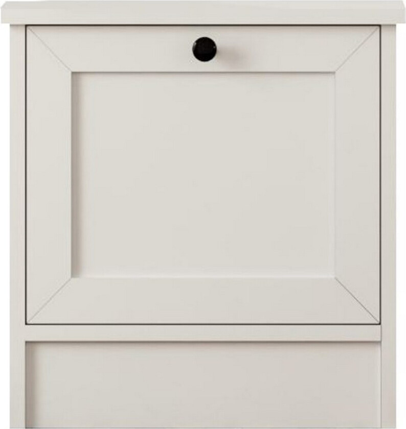 Ovril Nattbord 45 cm - Matt Hvit