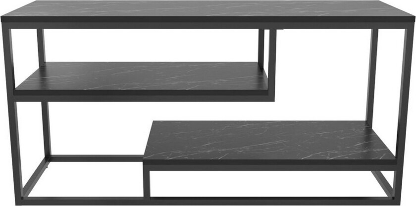 Lorin TV-benk 120 cm - Sort/Hvit