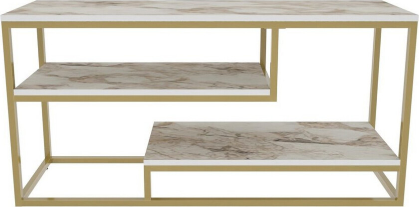 Lorin TV-benk 120 cm - Gull