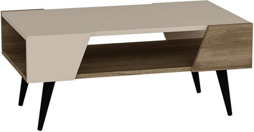 Torin Stuebord 90 cm - Valnøtt/Beige