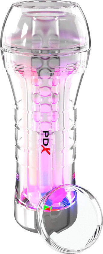 Pipedream PDX Elite: ViewTube XXL, See-Thru LED Stroker