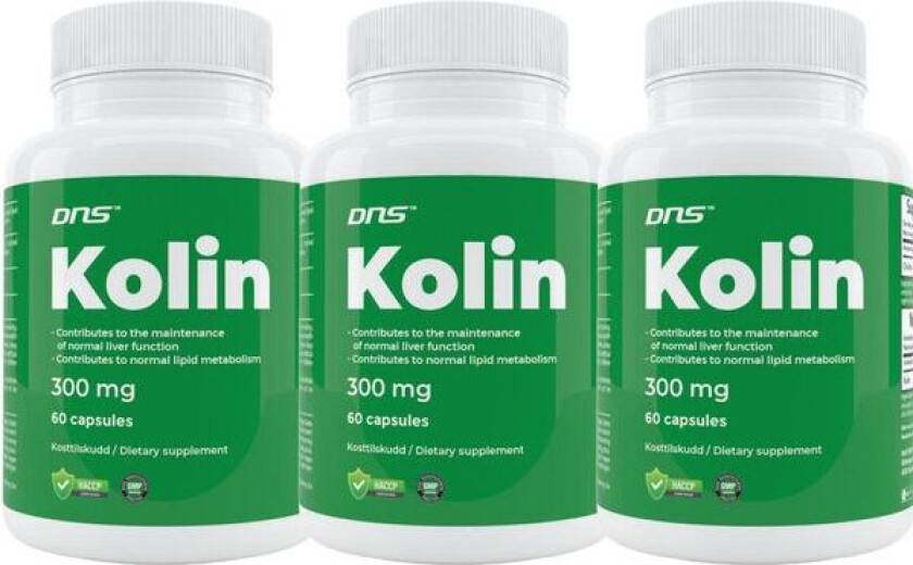 3-pack Kolin - 3 x 60 kapsler