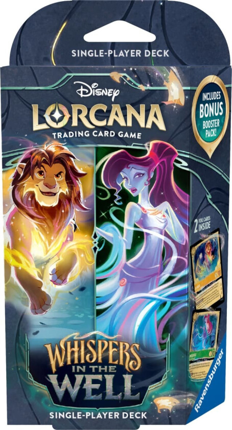 Lorcana Whispers in the Well samlekort (Simba & Megara)