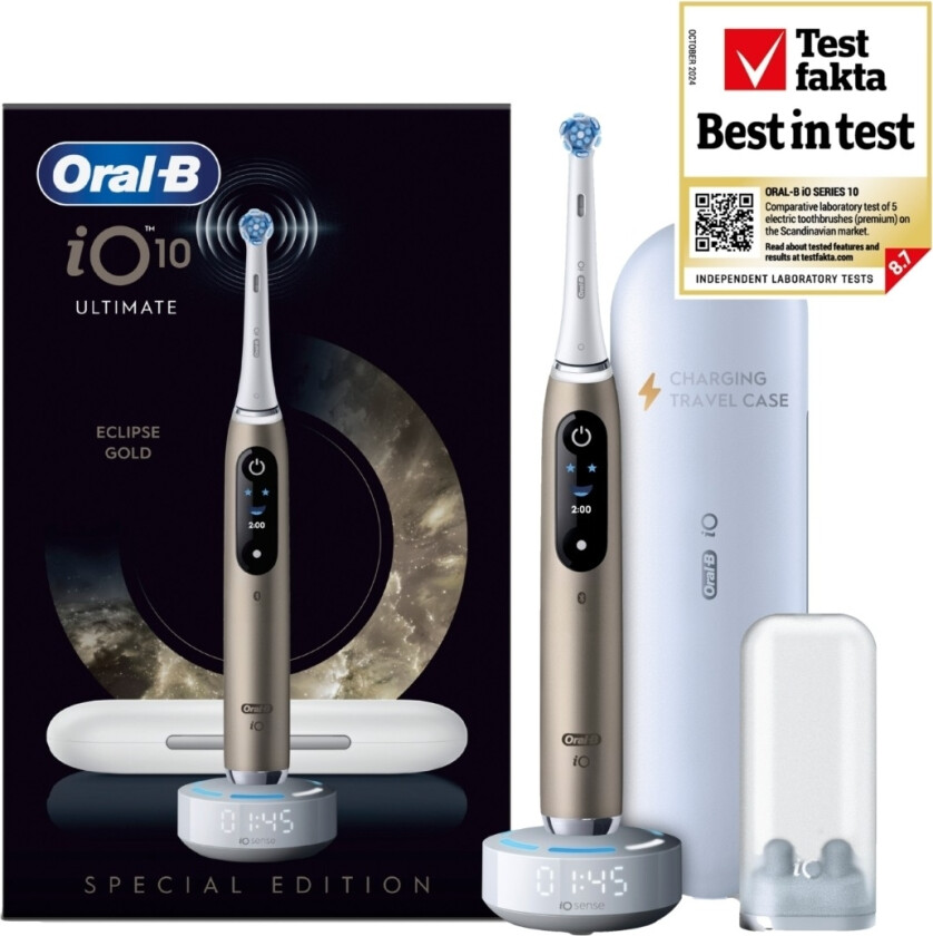 iO Series 10 Eclipse Gold elektrisk tannbørste