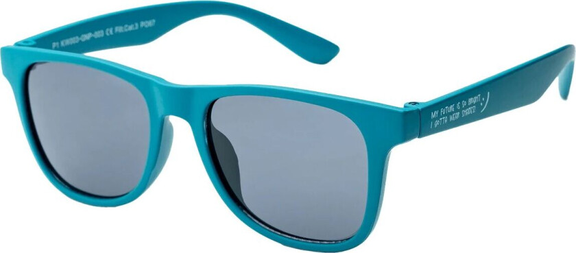 003 Waye Kids Matt Petrol Frame Temple W Smoke Lens Cat.3, solbriller, unisex Matt Petrol/Temple/S