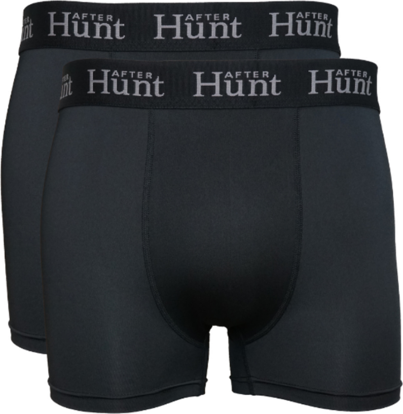 Mens Boxer Underwear Short 2-pack Black