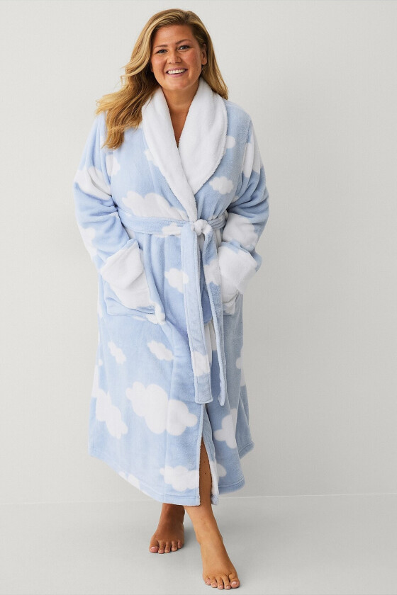 Morgenkåpe - Blå