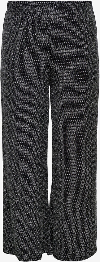 Bukser carCarol Wide Glitter Jrs BF - Svart