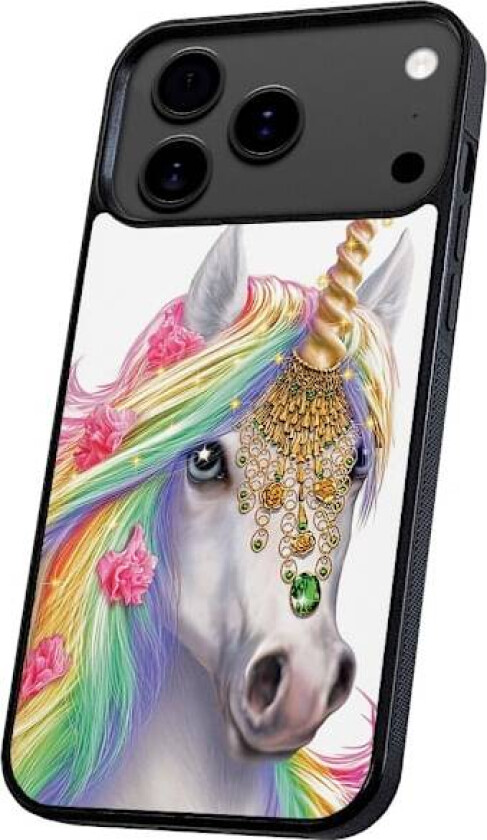 iPhone 17 Pro Max - Deksel/Mobildeksel Unicorn/Enhjørning