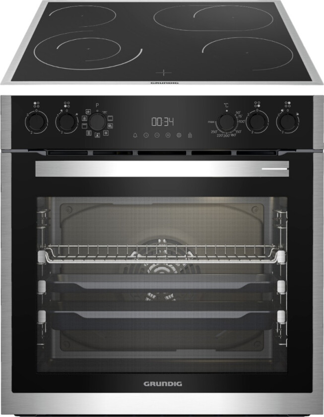 GRUNDIG GEHM19310B STEKEOVN OG KERAMISK KOMFYR