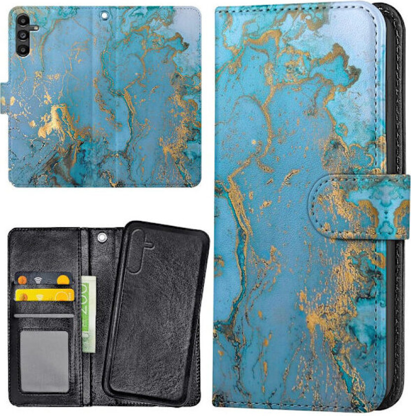 Samsung Galaxy S25 FE - Lommebok Deksel Marmor