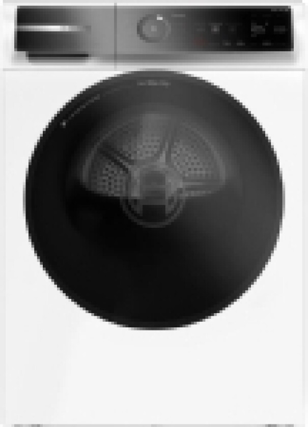 Serie 8 WRB247C40, Frittstående, Frontmatet, Varme pumpe, Hvit, Berøringskontroll, Riktig/Høyre