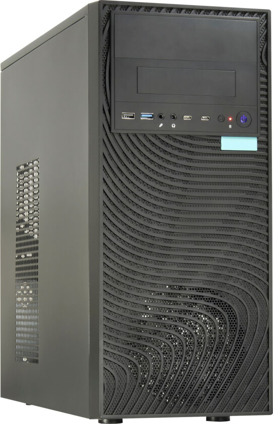 IT-8835 Ripple Midi Tower Kabinett, ATX - Svart