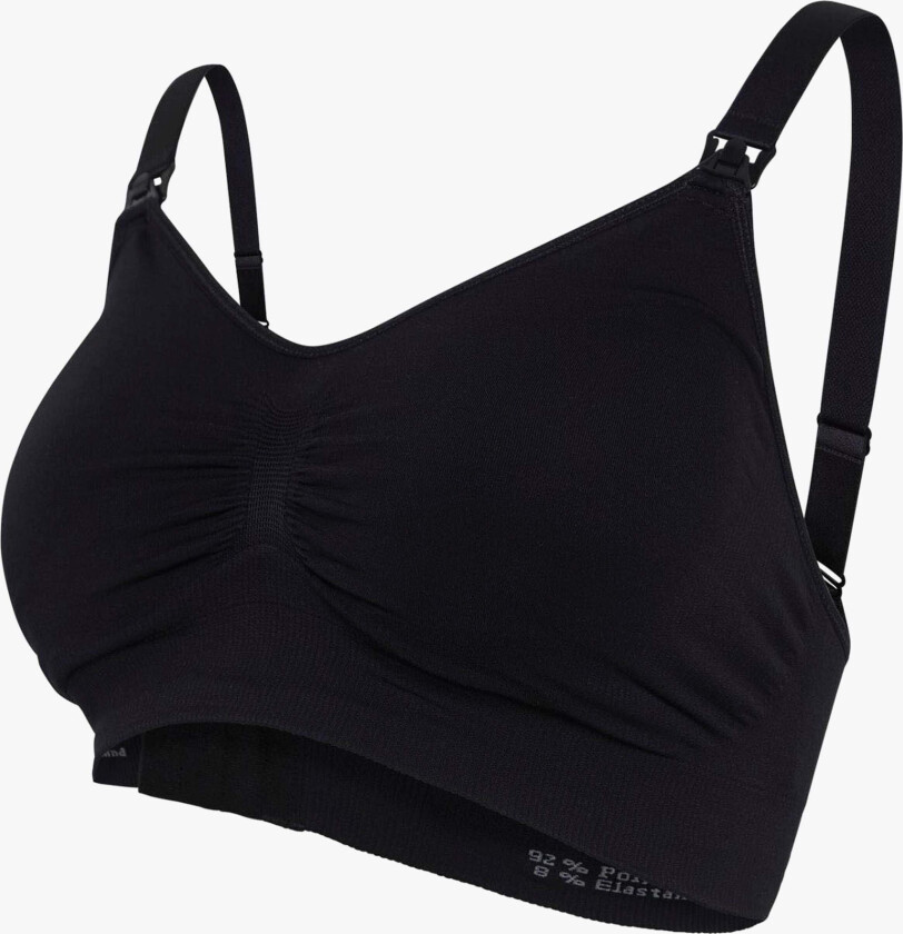 Foret Gravid- og Amming-BH, Svart, M - Ammeklær - Polyamid