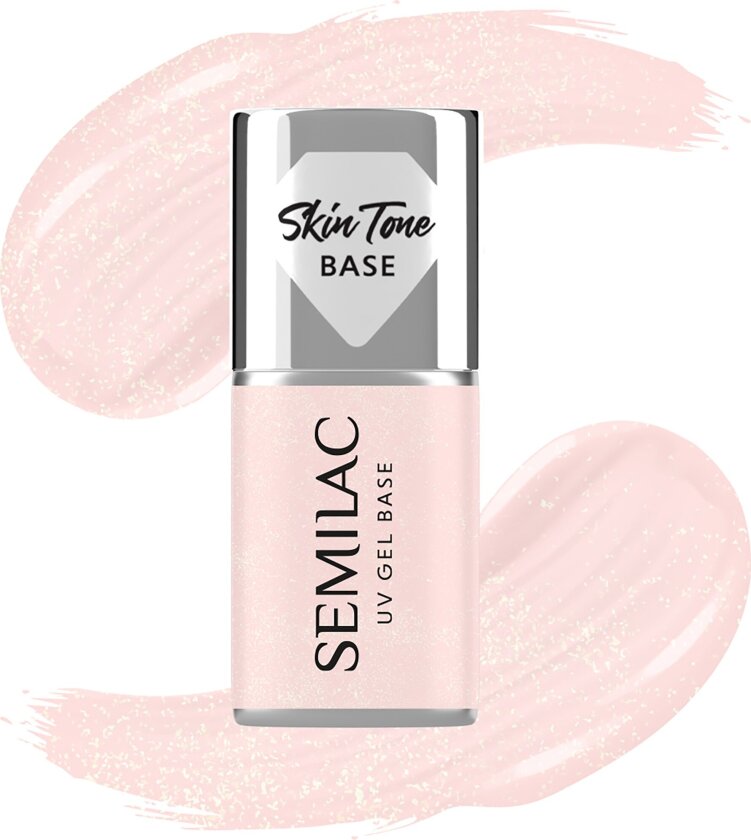Skin Tone Cover Base Glitter Rose