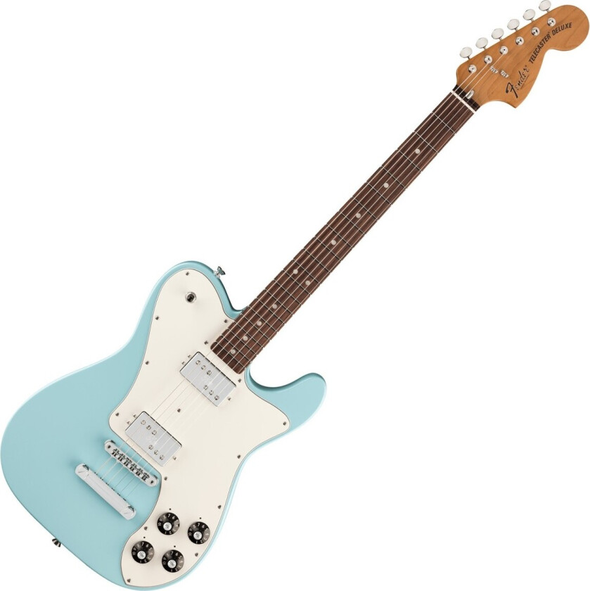 Kingfish Delta Day Telecaster Deluxe RW Daphne Blue