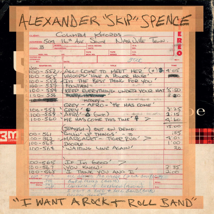 Alexander Spence "Skip" I Want A Rock & Roll Band / I Got A Lot To Say/Mary Jane LP/Vinyl