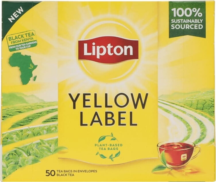 Yellow Label Tea 50pos