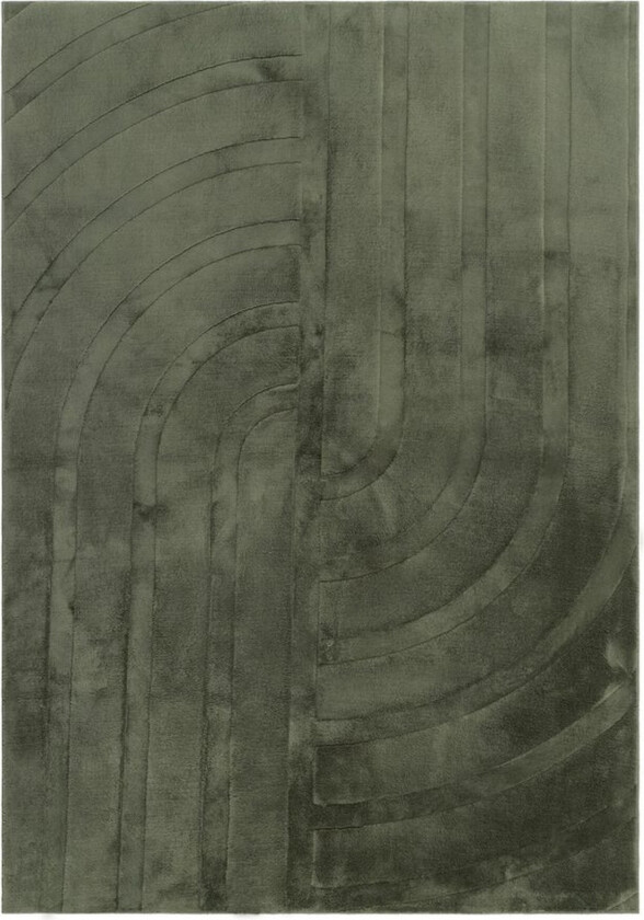 Heaven Trend Maskinvevd teppe 200x290 cm - Grønn