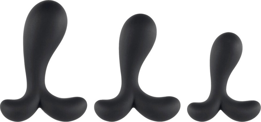Anos: Butt Plug Training Set with Curved Tips