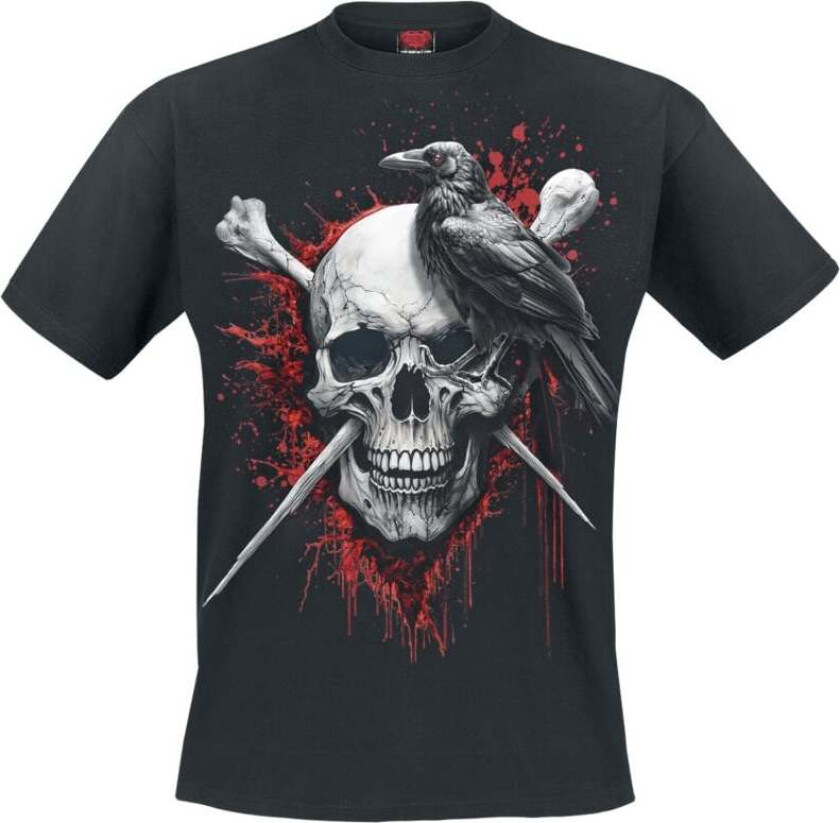 T-skjorte - Death Raven - T-skjorte - S til 4XL - Herrer - svart