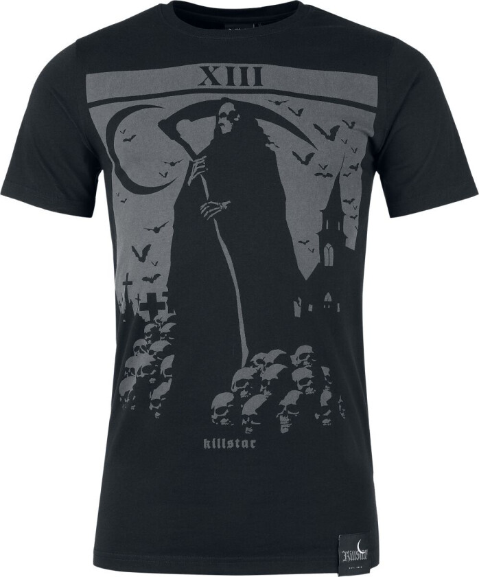 Goth T-skjorte - Death's Graveyard T-skjorte - XS til 4XL - Herrer - svart