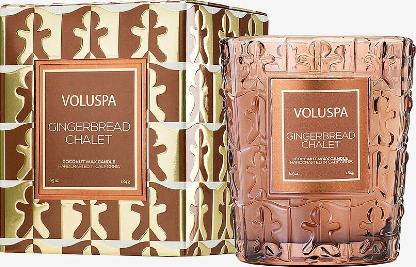 Gingerbread Chalet Classic Boxed Candle 60H - Bronse