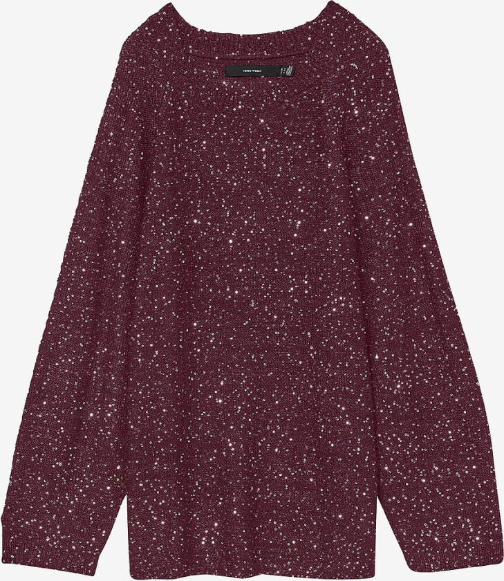 Genser vmLeilani New LS O-neck - Rød