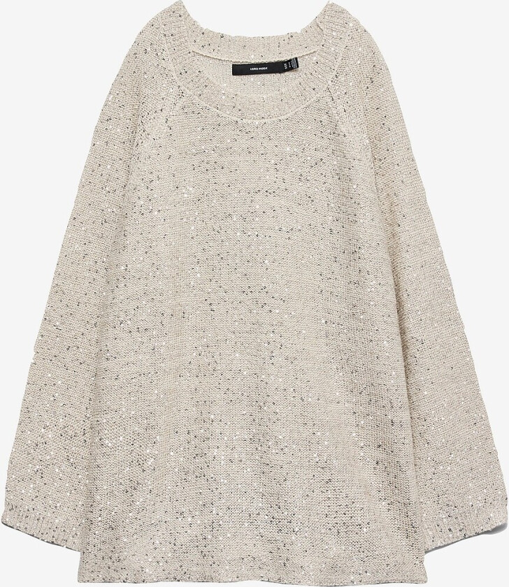 Genser vmLeilani New LS O-neck - Grå