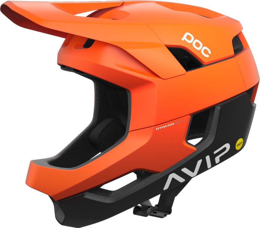 Unisex Otocon Race Mips Fluorescent Orange Avip/Uranium Black Matt L/59-62, Fluorescent Orange Avip/Uranium Black Matt